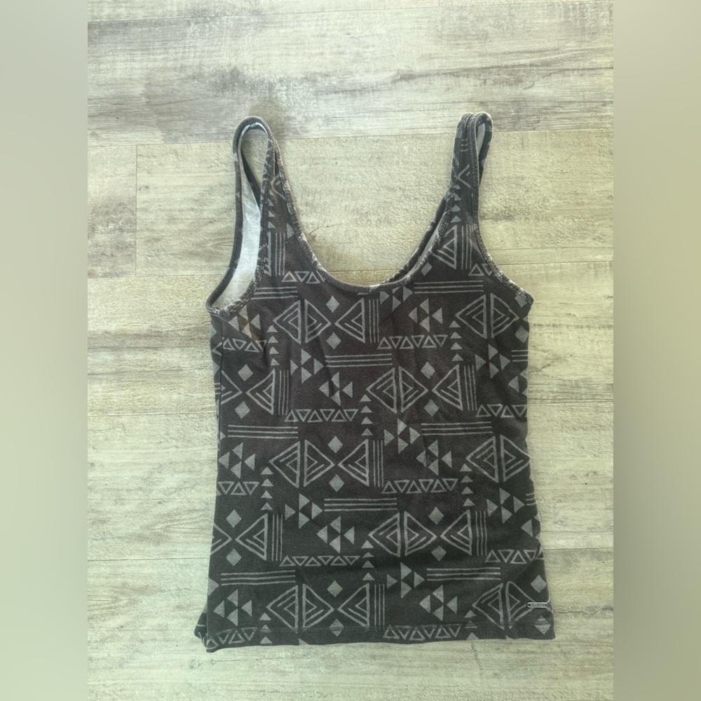 Hollister Geometric Print Tank Top size small